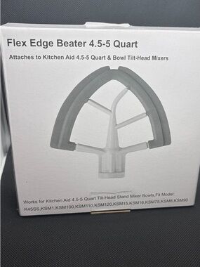 KitchenAid Gray Flex Edge Beater for 4.5-5 Quart Mixers